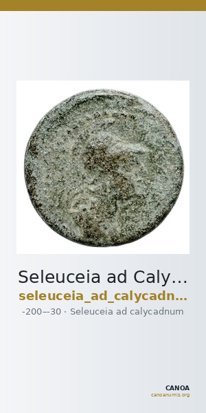 Seleuceia ad Calycadnum SNG Levante 703 — CANOA