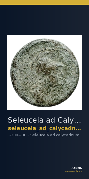 Seleuceia ad Calycadnum SNG Levante 703 — CANOA