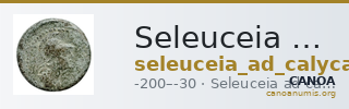 Seleuceia ad Calycadnum SNG Levante 703 — CANOA