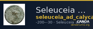 Seleuceia ad Calycadnum SNG Levante 703 — CANOA