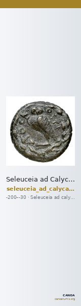 Seleuceia ad Calycadnum SNG Levante 710 — CANOA