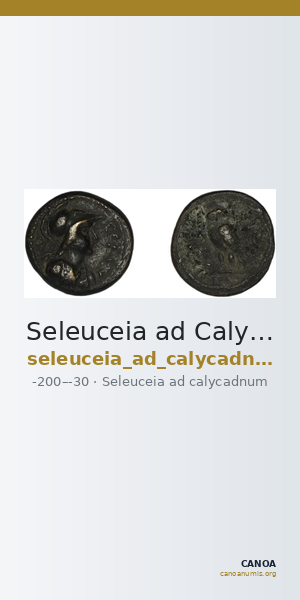 Seleuceia ad Calycadnum SNG Levante 711-15 — CANOA