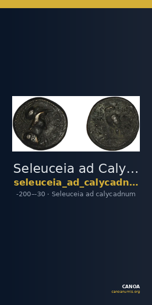 Seleuceia ad Calycadnum SNG Levante 711-15 — CANOA