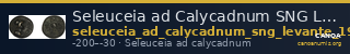 Seleuceia ad Calycadnum SNG Levante 711-15 — CANOA