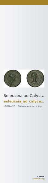 Seleuceia ad Calycadnum SNG Levante 716 — CANOA
