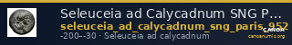 Seleuceia ad Calycadnum SNG Paris 952 — CANOA