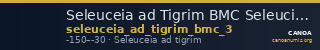 Seleuceia ad Tigrim BMC Seleucia ad Tigrim 3 — CANOA