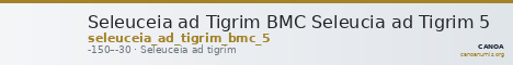 Seleuceia ad Tigrim BMC Seleucia ad Tigrim 5 — CANOA