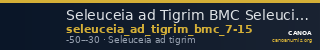 Seleuceia ad Tigrim BMC Seleucia ad Tigrim 7-15 — CANOA