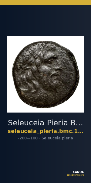 Seleuceia Pieria BMC Seleuceia in Pieria 11-13 — CANOA
