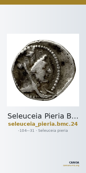 Seleuceia Pieria BMC Seleuceia in Pieria 24 — CANOA