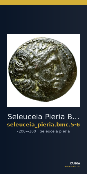 Seleuceia Pieria BMC Seleuceia in Pieria 5-6 — CANOA