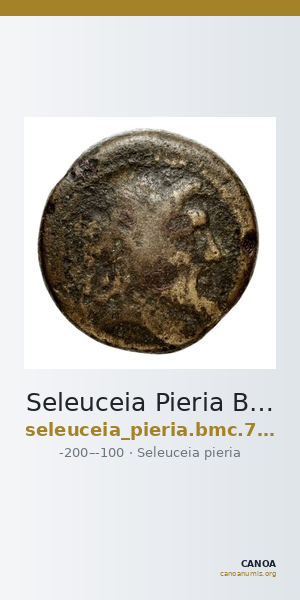 Seleuceia Pieria BMC Seleuceia in Pieria 7-10 — CANOA