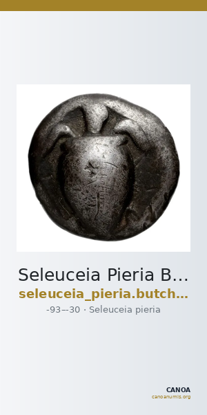 Seleuceia Pieria Butcher 2004 Autonomous coinage b — CANOA
