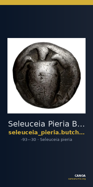 Seleuceia Pieria Butcher 2004 Autonomous coinage b — CANOA