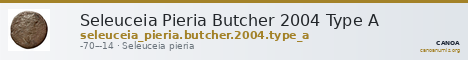 Seleuceia Pieria Butcher 2004 Type A — CANOA