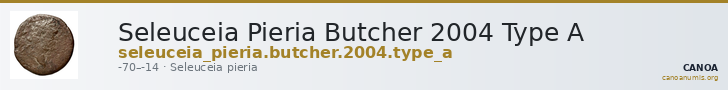 Seleuceia Pieria Butcher 2004 Type A — CANOA