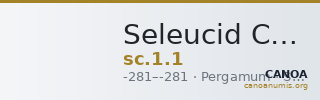 Seleucid Coins (part 1) 1 — CANOA
