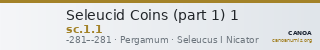 Seleucid Coins (part 1) 1 — CANOA