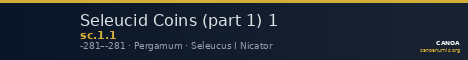 Seleucid Coins (part 1) 1 — CANOA