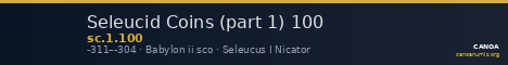 Seleucid Coins (part 1) 100 — CANOA