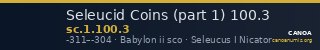Seleucid Coins (part 1) 100.3 — CANOA