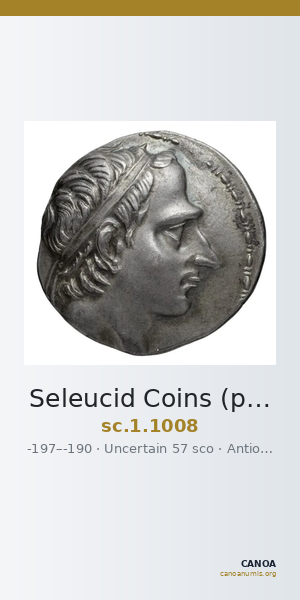 Seleucid Coins (part 1) 1008 — CANOA