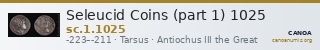 Seleucid Coins (part 1) 1025 — CANOA