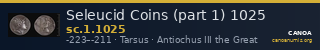 Seleucid Coins (part 1) 1025 — CANOA