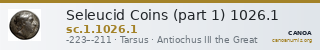 Seleucid Coins (part 1) 1026.1 — CANOA