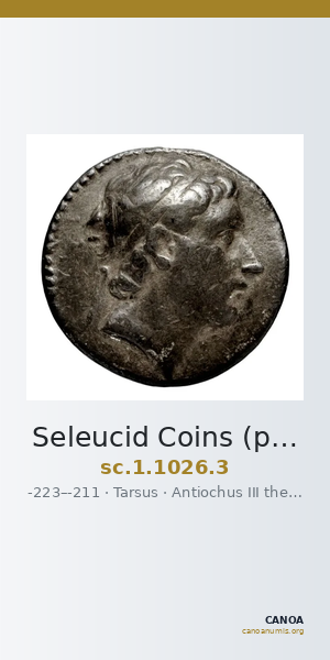 Seleucid Coins (part 1) 1026.3 — CANOA
