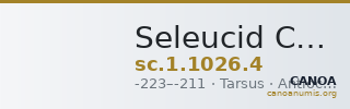 Seleucid Coins (part 1) 1026.4 — CANOA