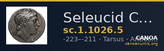 Seleucid Coins (part 1) 1026.5 — CANOA