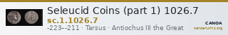 Seleucid Coins (part 1) 1026.7 — CANOA