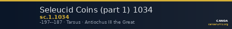 Seleucid Coins (part 1) 1034 — CANOA