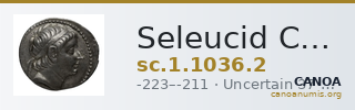 Seleucid Coins (part 1) 1036.2 — CANOA