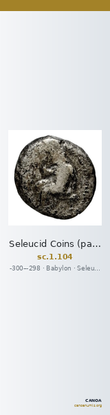 Seleucid Coins (part 1) 104 — CANOA