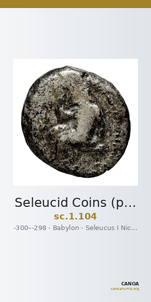 Seleucid Coins (part 1) 104 — CANOA