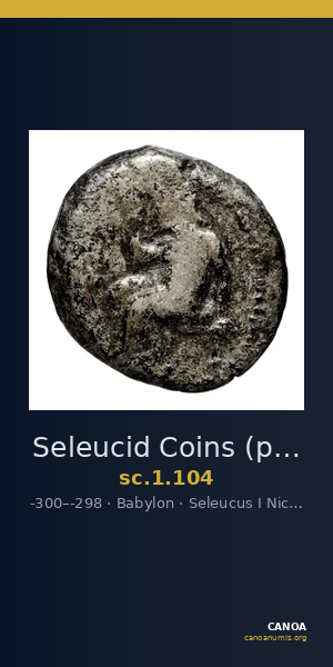 Seleucid Coins (part 1) 104 — CANOA