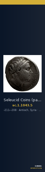 Seleucid Coins (part 1) 1043.5 — CANOA