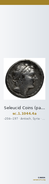 Seleucid Coins (part 1) 1044.4a — CANOA