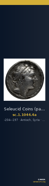 Seleucid Coins (part 1) 1044.4a — CANOA