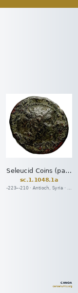 Seleucid Coins (part 1) 1048.1a — CANOA