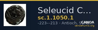 Seleucid Coins (part 1) 1050.1 — CANOA