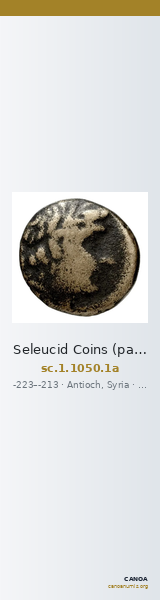 Seleucid Coins (part 1) 1050.1a — CANOA