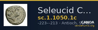 Seleucid Coins (part 1) 1050.1c — CANOA