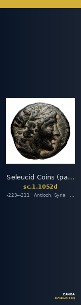 Seleucid Coins (part 1) 1052d — CANOA