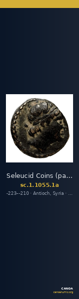 Seleucid Coins (part 1) 1055.1a — CANOA