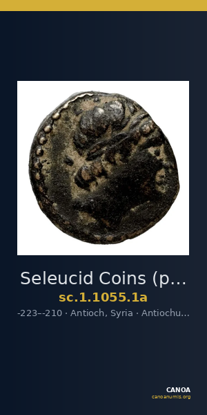 Seleucid Coins (part 1) 1055.1a — CANOA