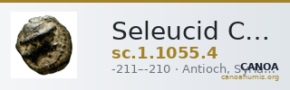 Seleucid Coins (part 1) 1055.4 — CANOA